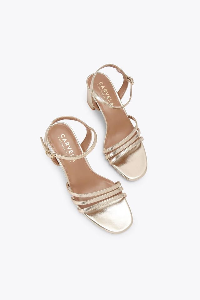 Carvela Carvela Women's 'Motto Block' Sandals in Gold - 2