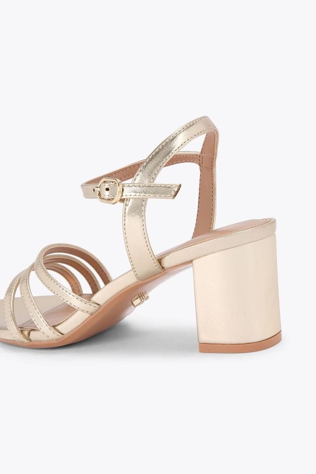 Carvela Carvela Women's 'Motto Block' Sandals in Gold - 3