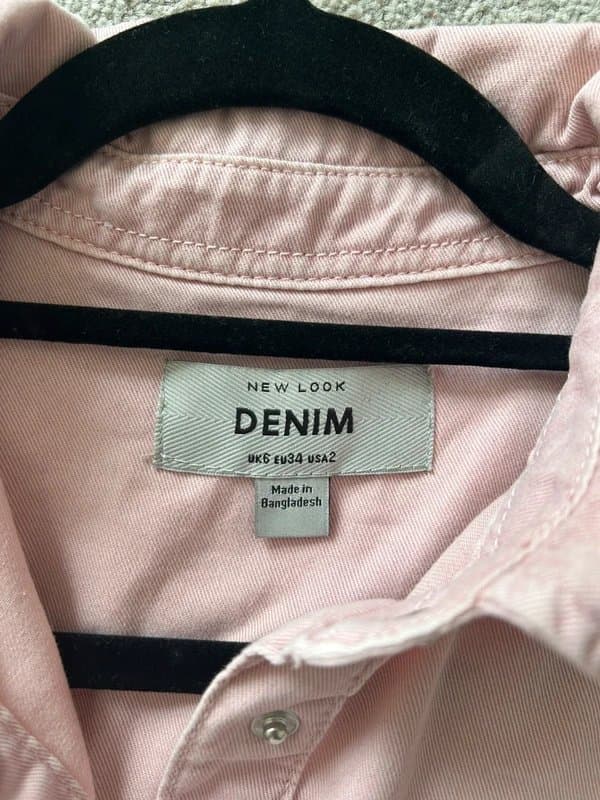 New Look New Look Pink Denim Shirt