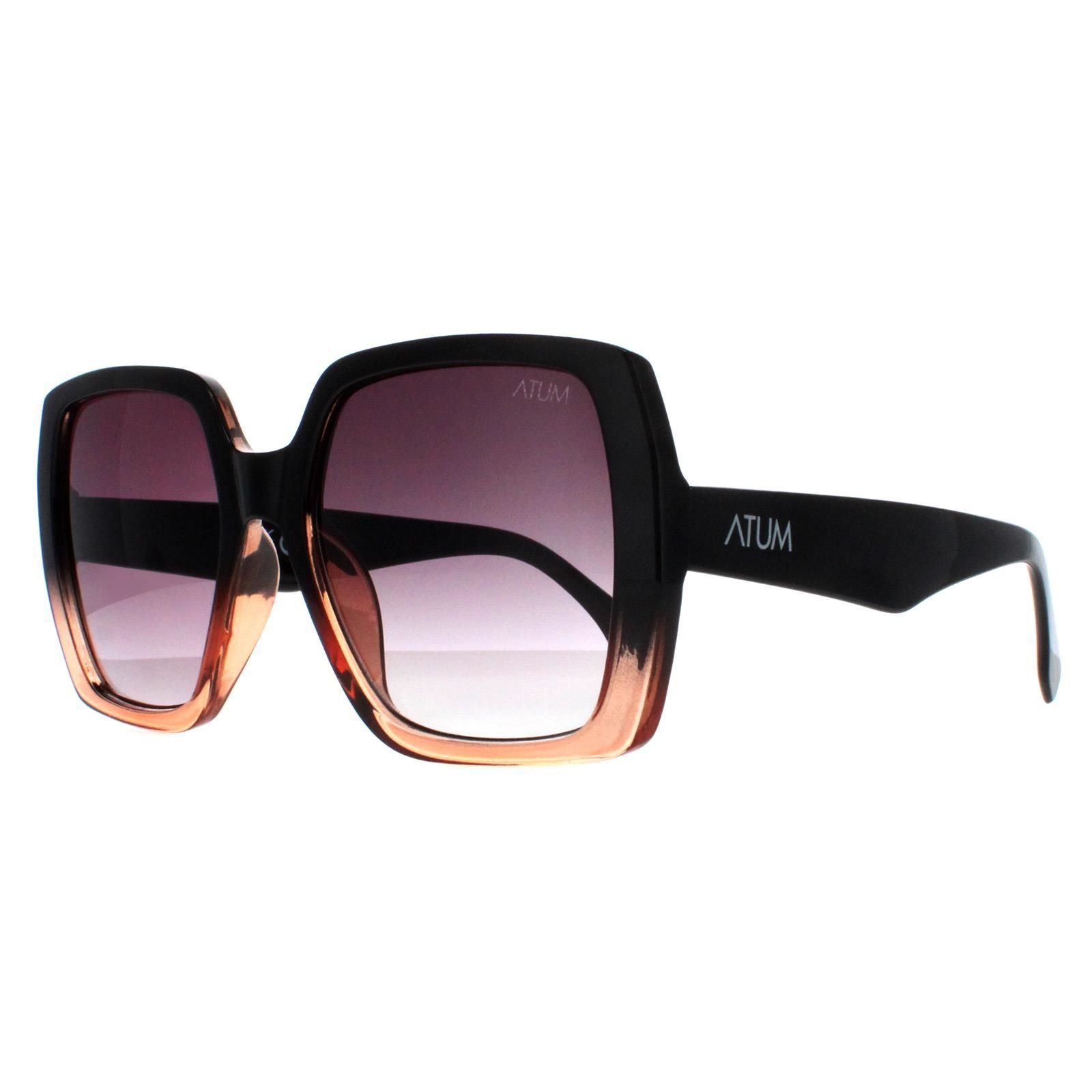 Atum Atum Women's Square Black Nude Gradient Smoke Grey Gradient Zouk - 2