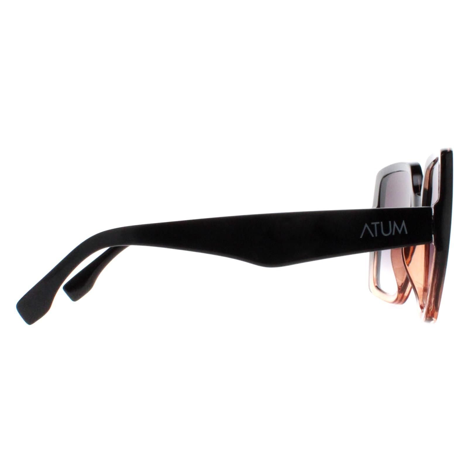 Atum Atum Women's Square Black Nude Gradient Smoke Grey Gradient Zouk - 4