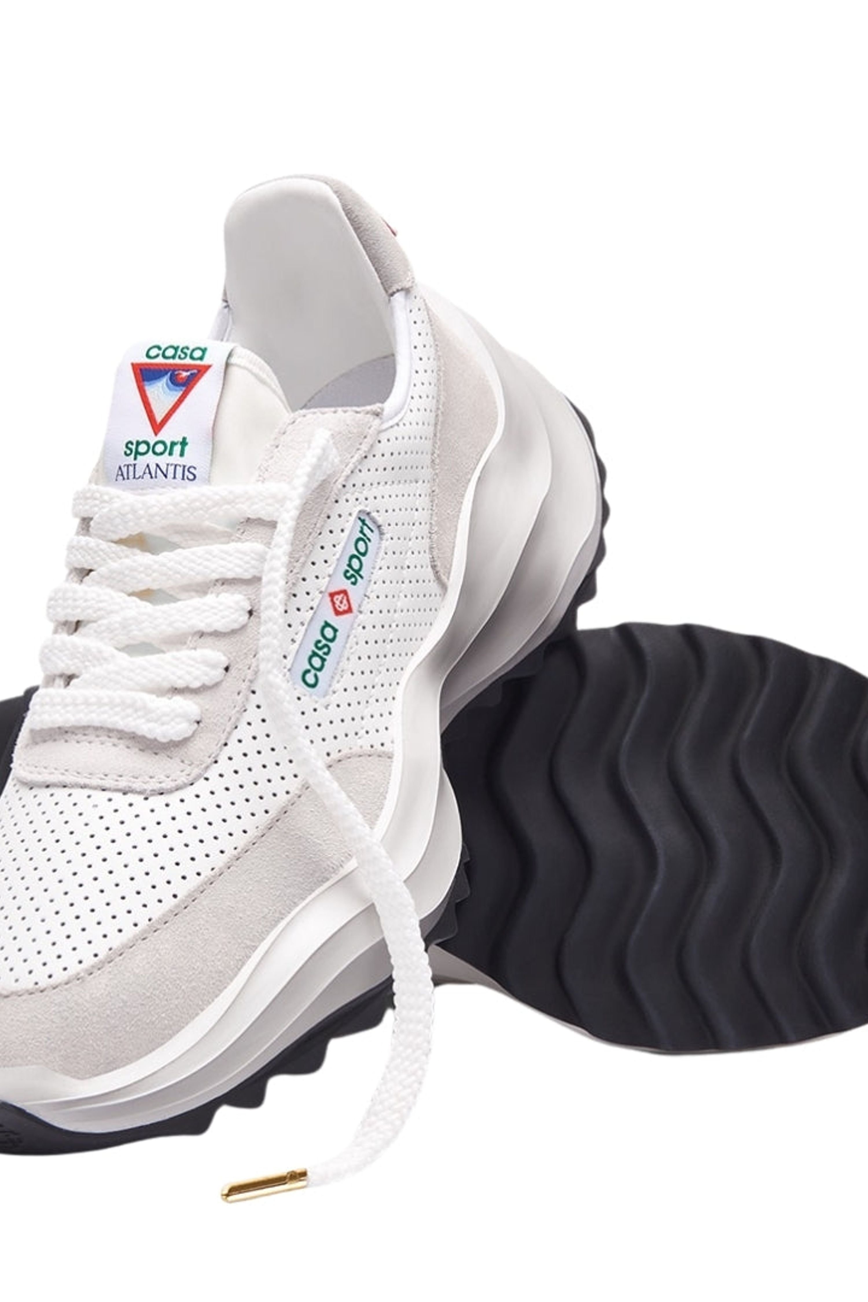 Casablanca Casablanca Men's Atlantis Sneaker Shoes in White - 4