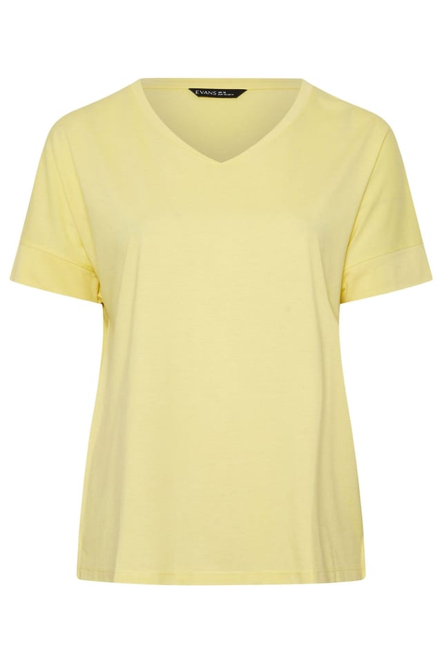 Evans Evans Women's 3 Pack Essential T-Shirts in Mid Navy - 2