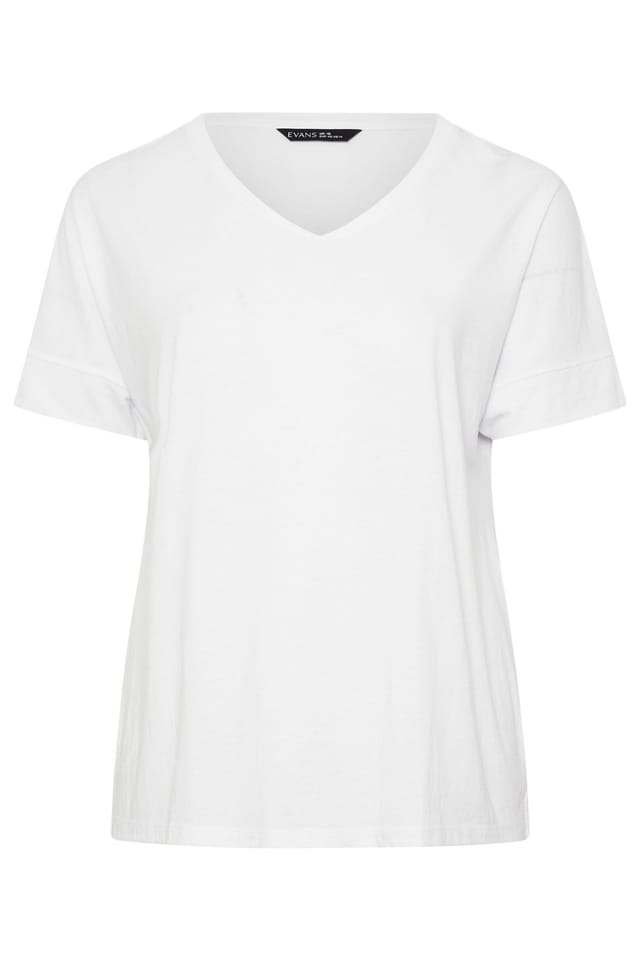 Evans Evans Women's 3 Pack Essential T-Shirts in Mid Navy - 3