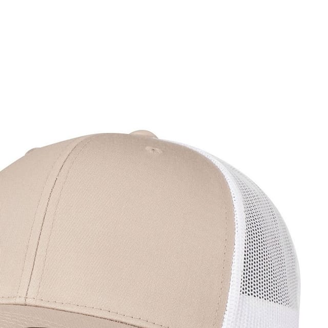 Classic Classic Men's Retro Two Tone Trucker Cap in Khaki - 2
