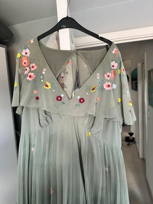 ASOS Design Sage green dress