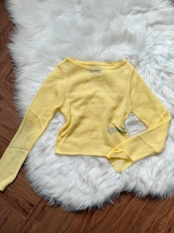 ASOS Semi sheer loose knit jumper