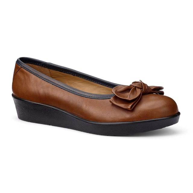 Hotter Hotter Women's 'Jade' Wedge Pumps in Tan - 2