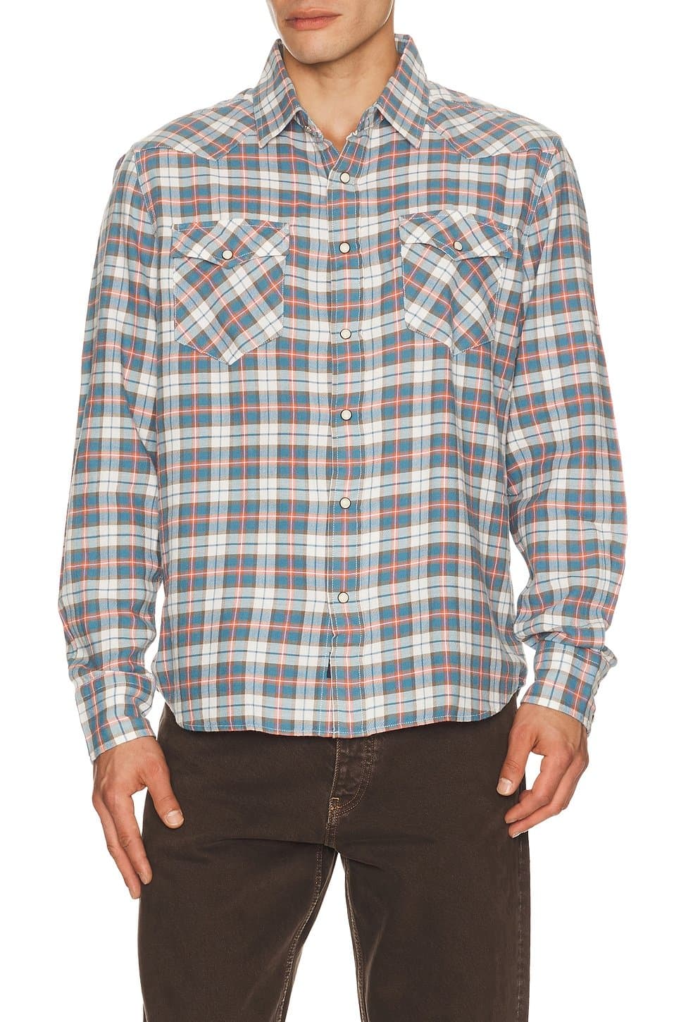 revolve Revolve Western Shirt in Rangefield Plaid