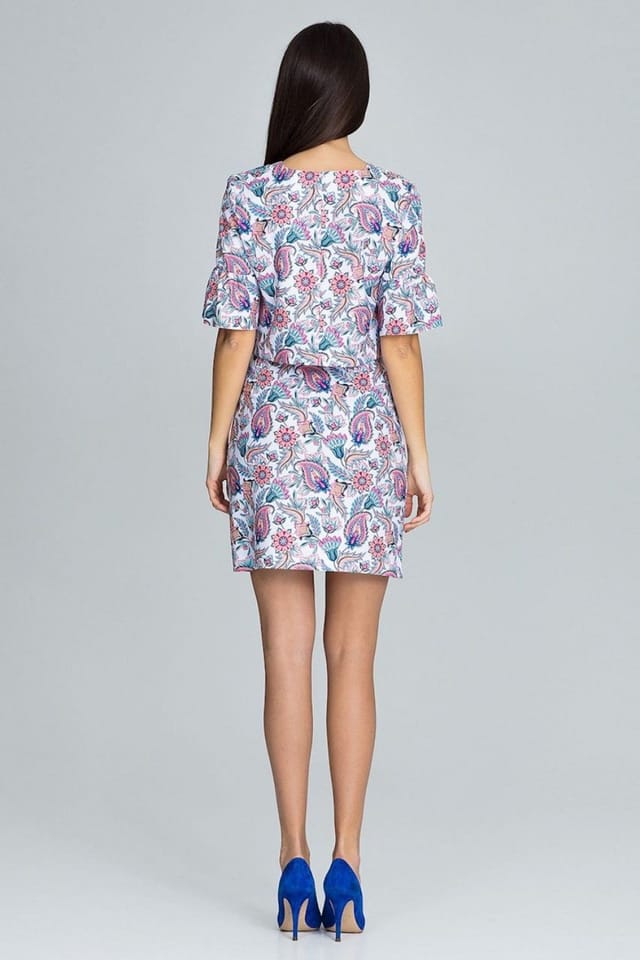 Love Lace Love Lace Women's Elegant Floral Blouse & Skirt Set with Frill - 3