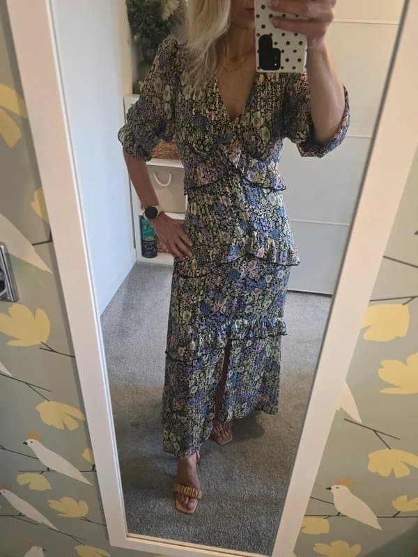 New Look Gorgeous Tiered flowy maxi dress Perfect ##weddingguestdress 👌