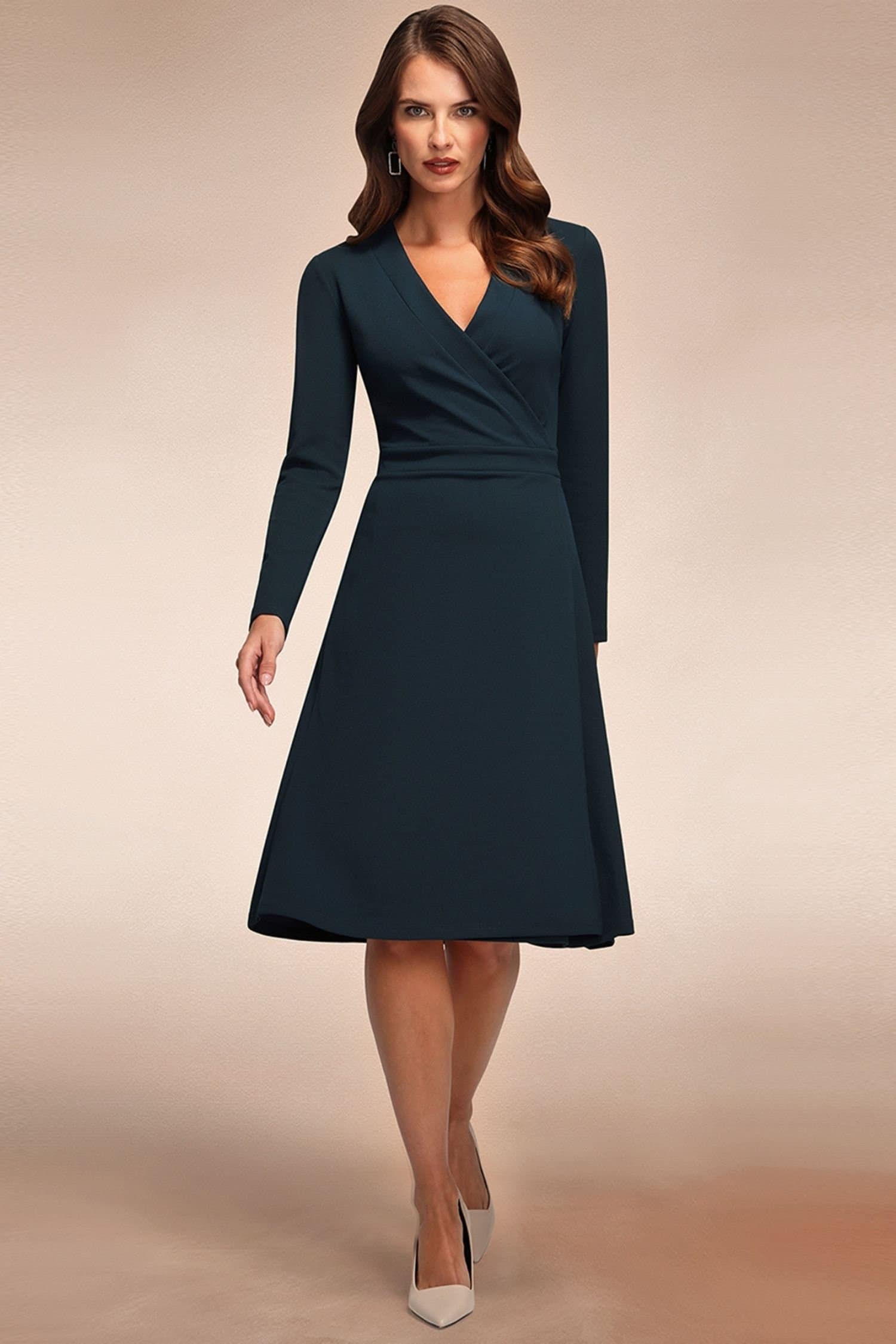 Hot Squash Hot Squash Women's The Wrap Dress in Teal