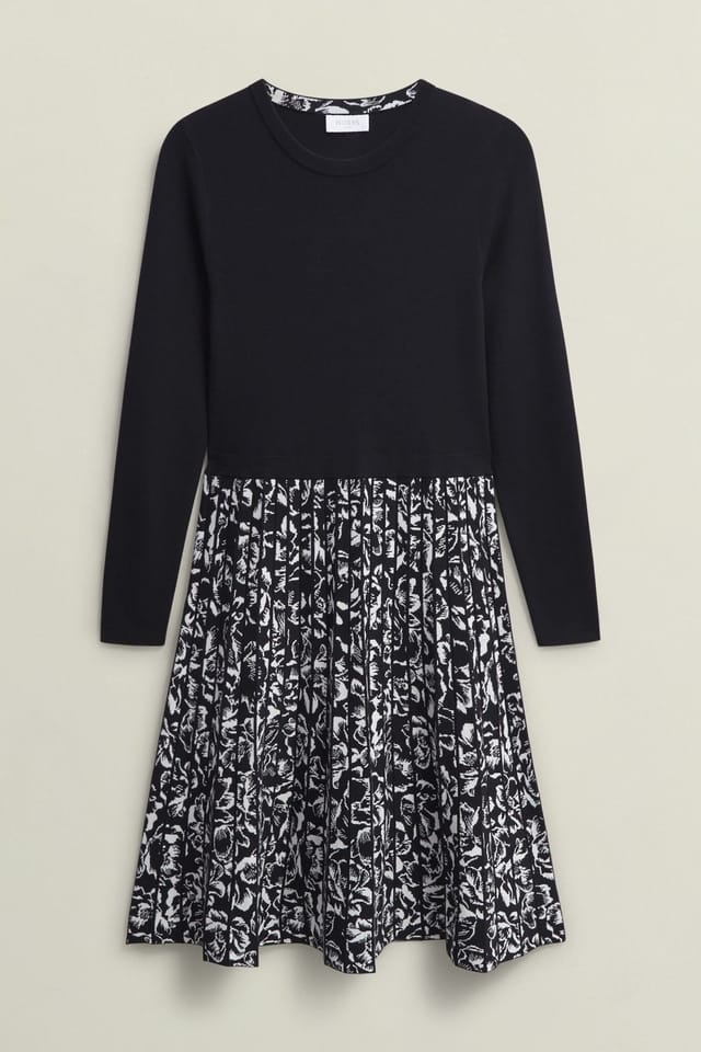 Hobbs London Hobbs London Women's Gill Knitted Dress in Black - 2