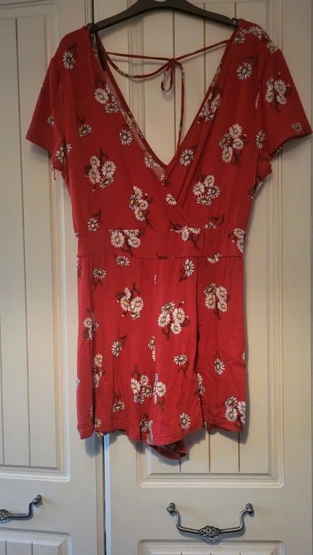 H&M Red playsuit