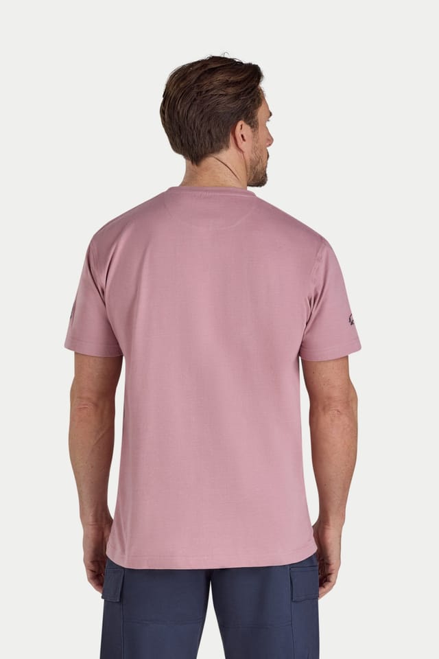 raging bull Raging Bull Men's Stitched Bull T-Shirt in Rose - 2