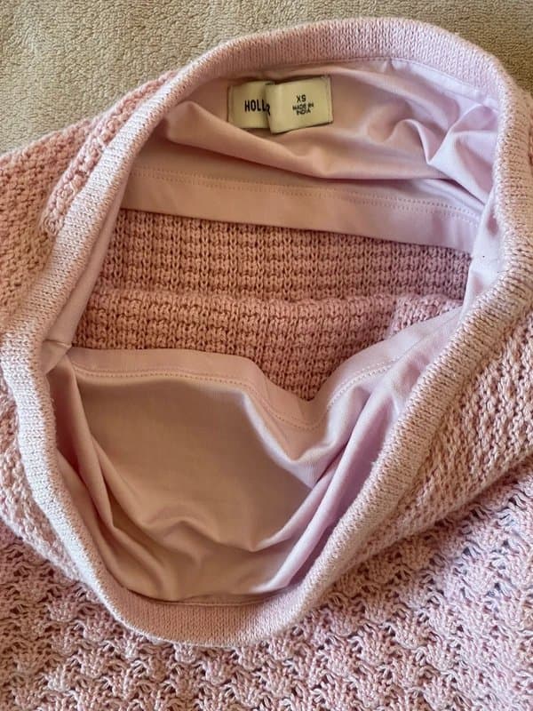Hollister hollister crotcheted strapless top