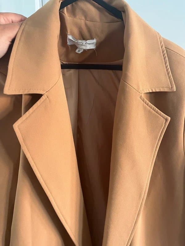 Never Fully Dressed Tan lightweight coat