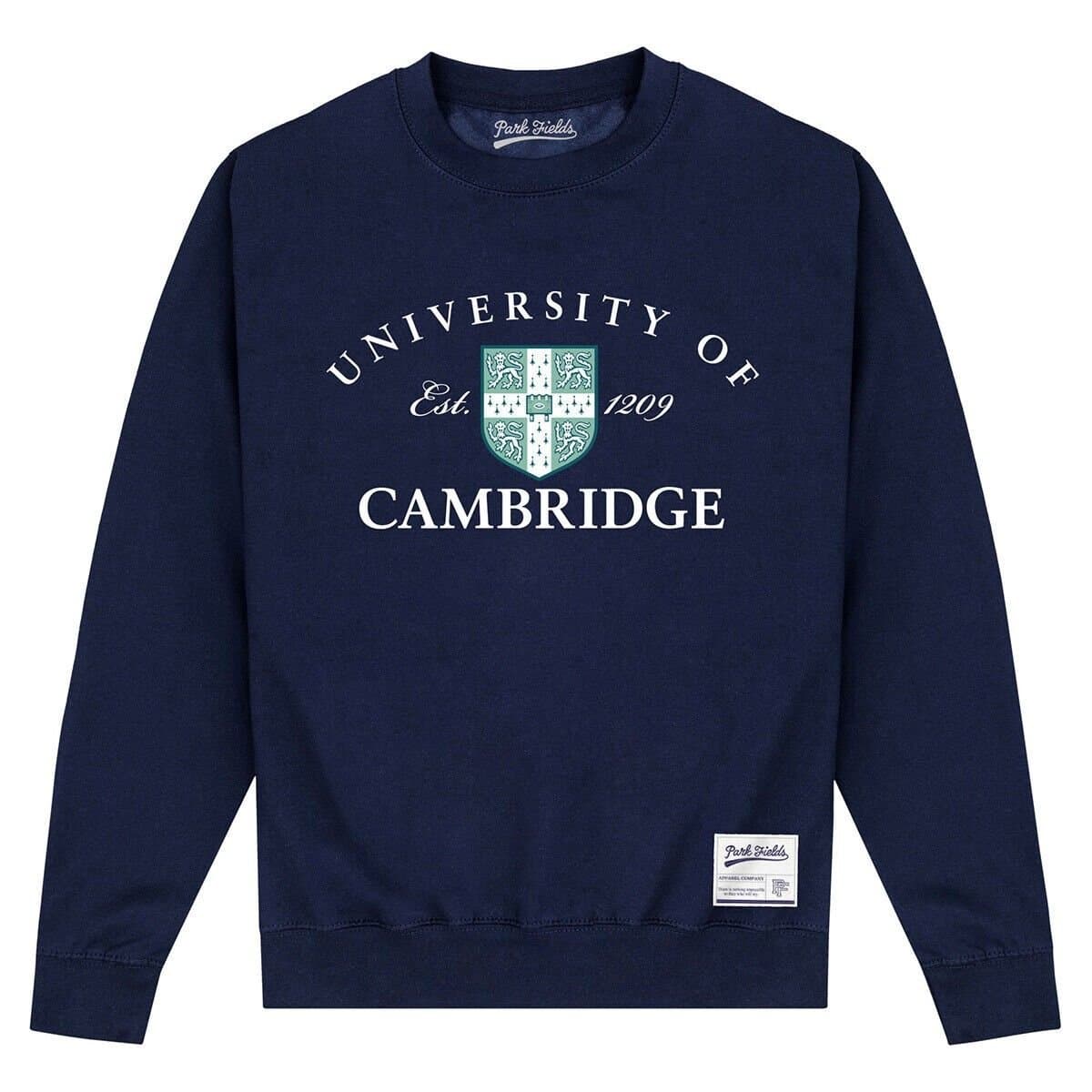University Of Cambridge University Of Cambridge Men's Est 1209 Sweatshirt in Navy