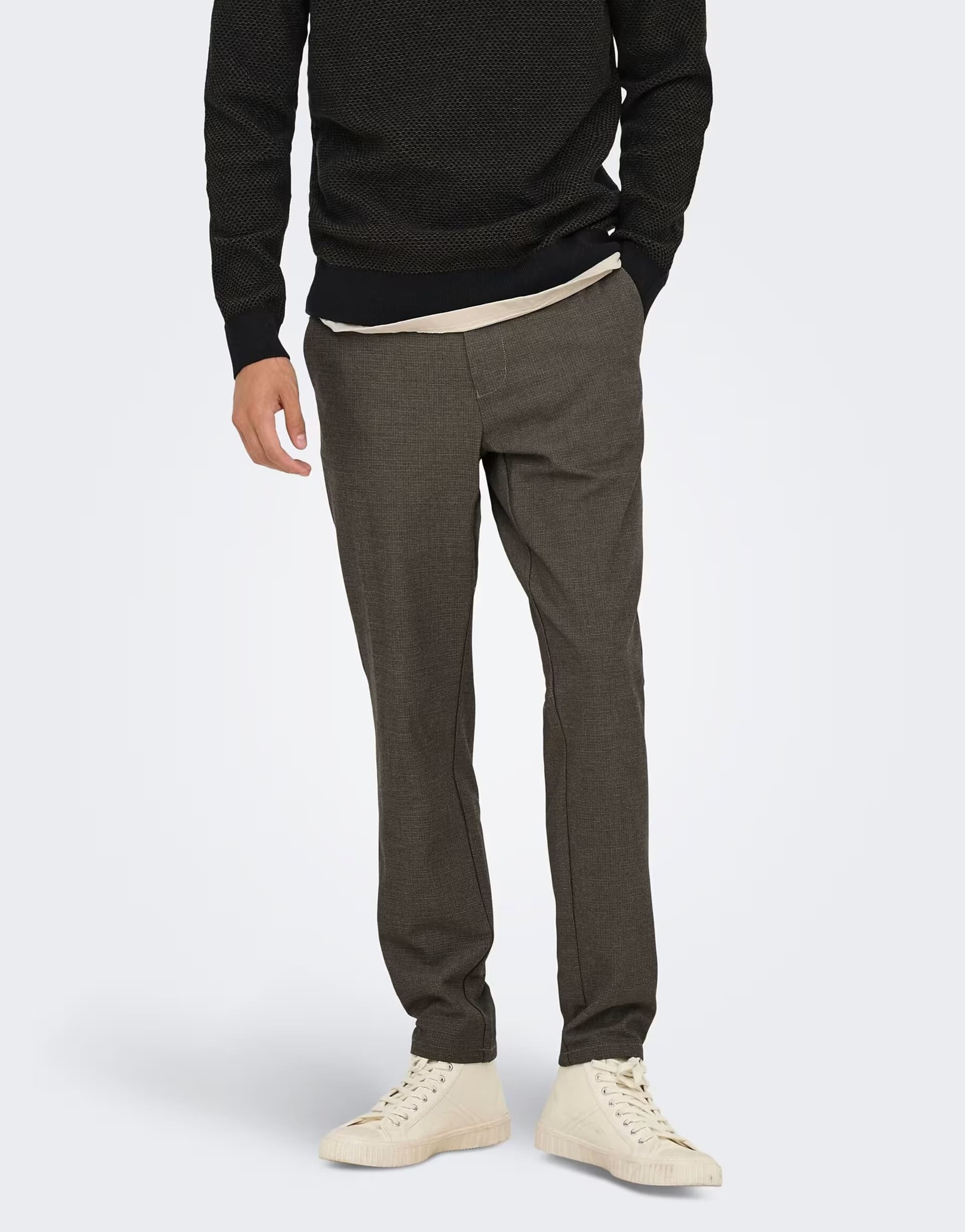 ASOS ONLY & SONS Trousers in teak