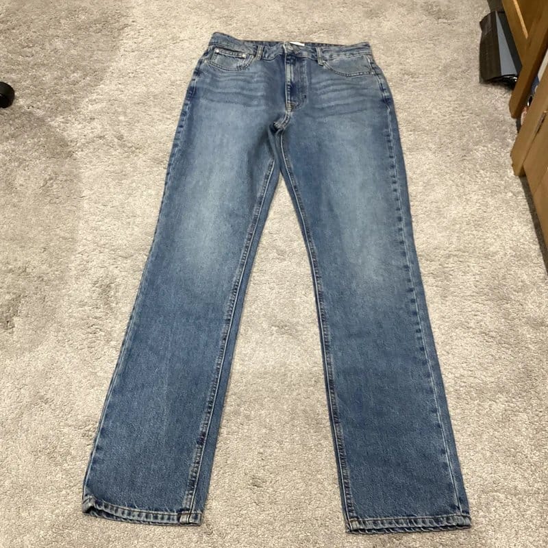 ASOS Men's Blue Straight Fit Jeans