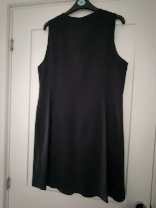 F&F Black Sleeveless Waistcoat Dress