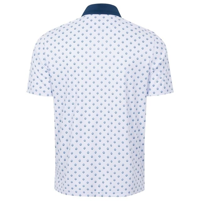 Greg Norman Greg Norman Men's Legacy Crest Golf Polo Shirt in White - 2