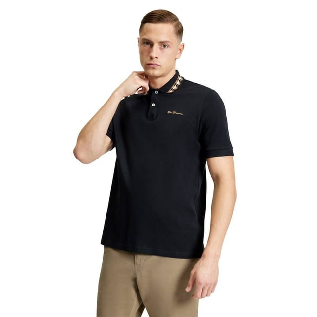Ben Sherman Ben Sherman Men's Interest Polo Shirt in Black - 2