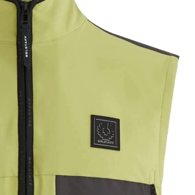 Belstaff Belstaff Men's Ratio Lime Green Gilet Jacket - 2