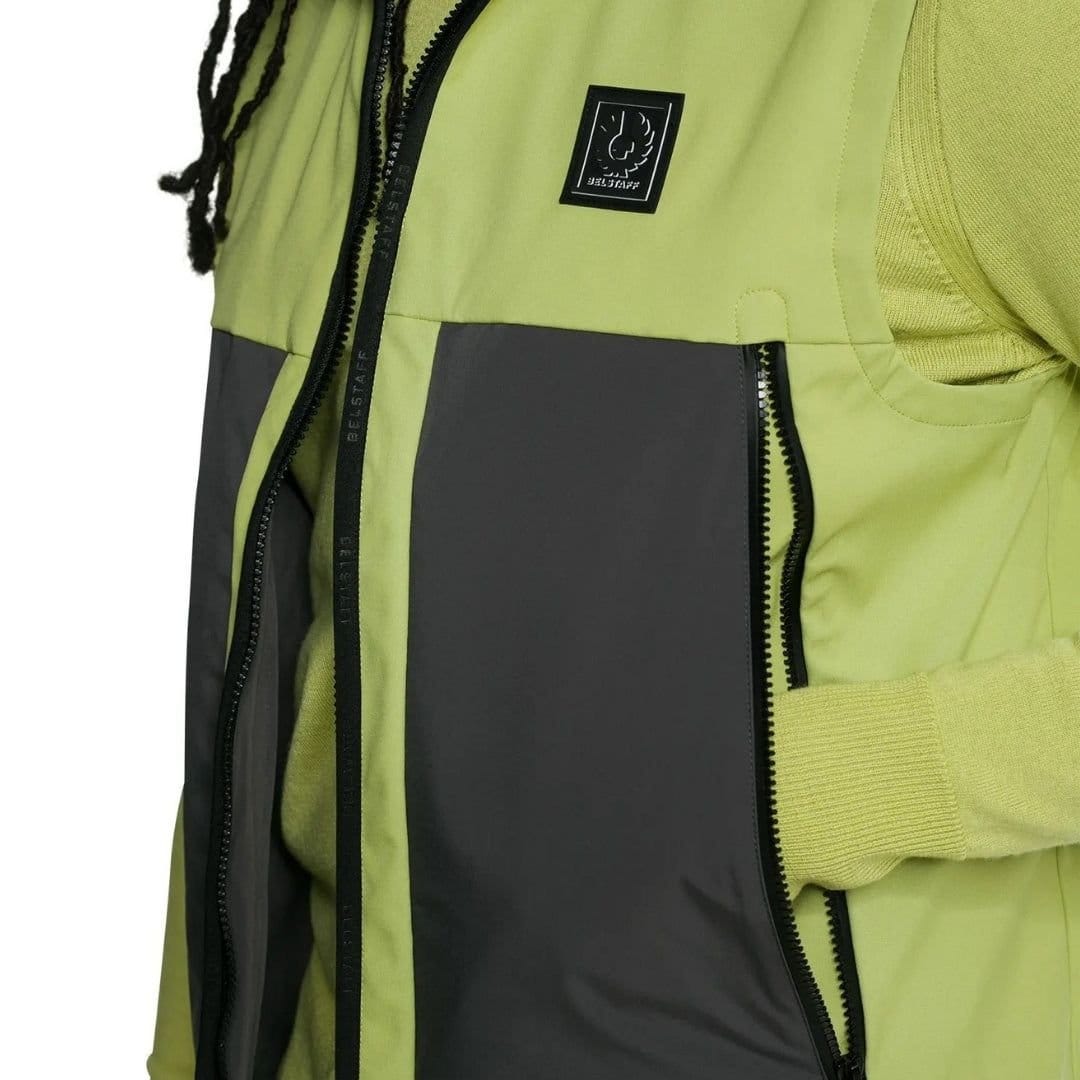 Belstaff Belstaff Men's Ratio Lime Green Gilet Jacket - 4