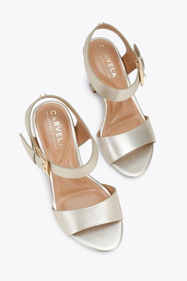 Carvela Carvela Women's 'Sadie Heel Wide Fit' Heels in Gold - 2