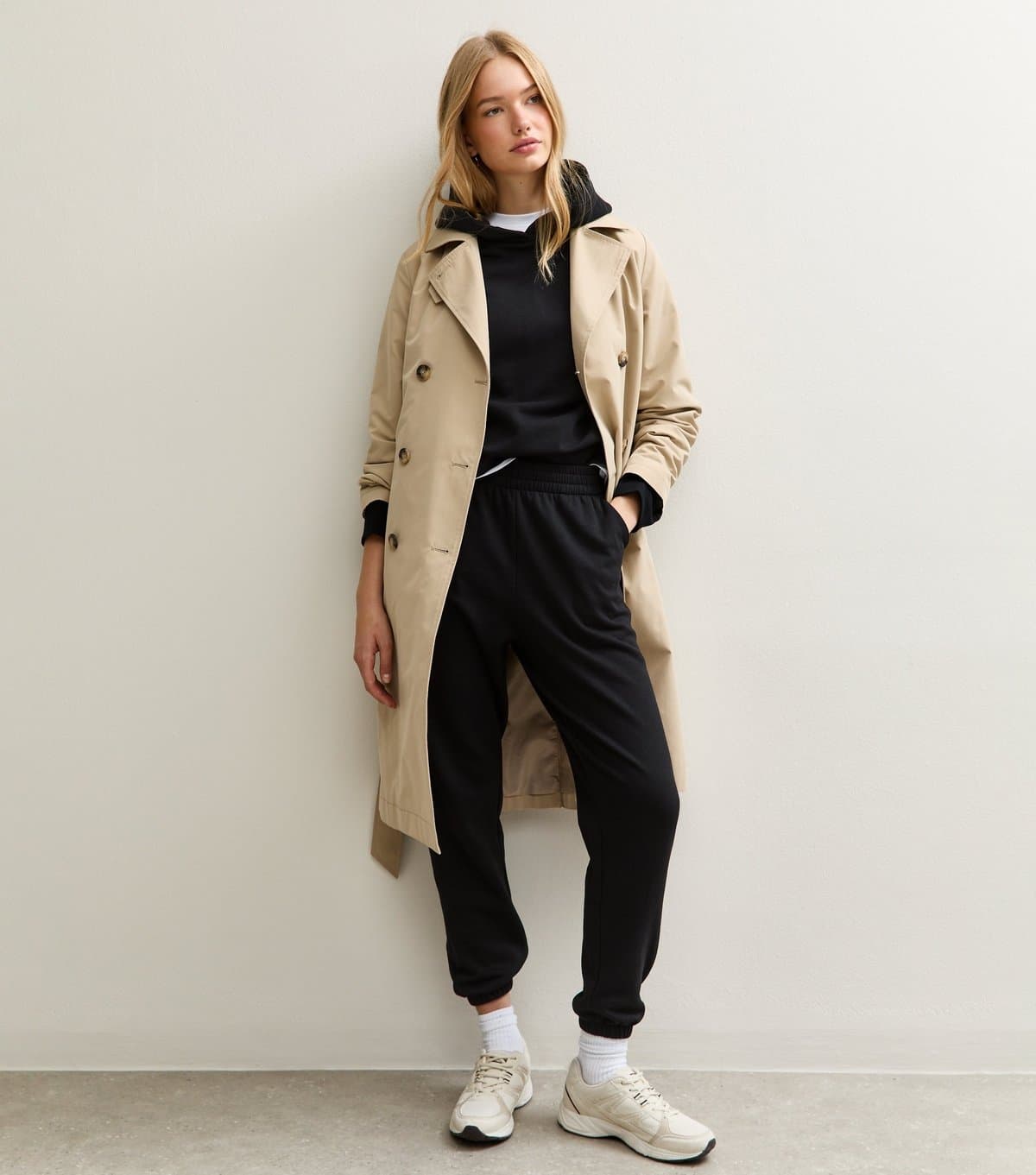 New Look New Look Black Jersey Cuffed Ankle Joggers