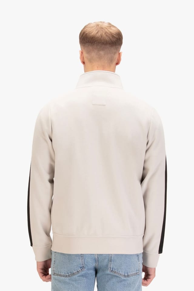 Luke 1977 Luke 1977 Men's Duke 1000 Zip Through Sweatshirt in Light Grey - 2