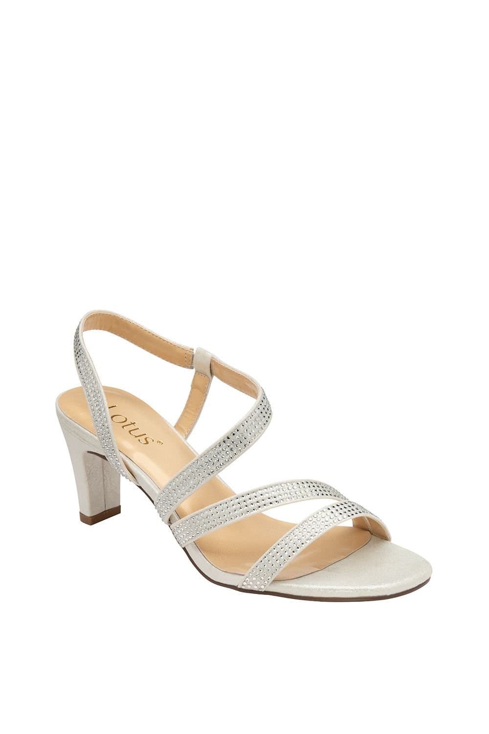 Lotus Lotus Women's 'Bernadette' Open-Toe Sandals in Silver