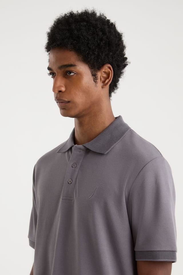 Nautica Nautica Men's Harlyn 2 Polo Shirt in Dark Grey - 3