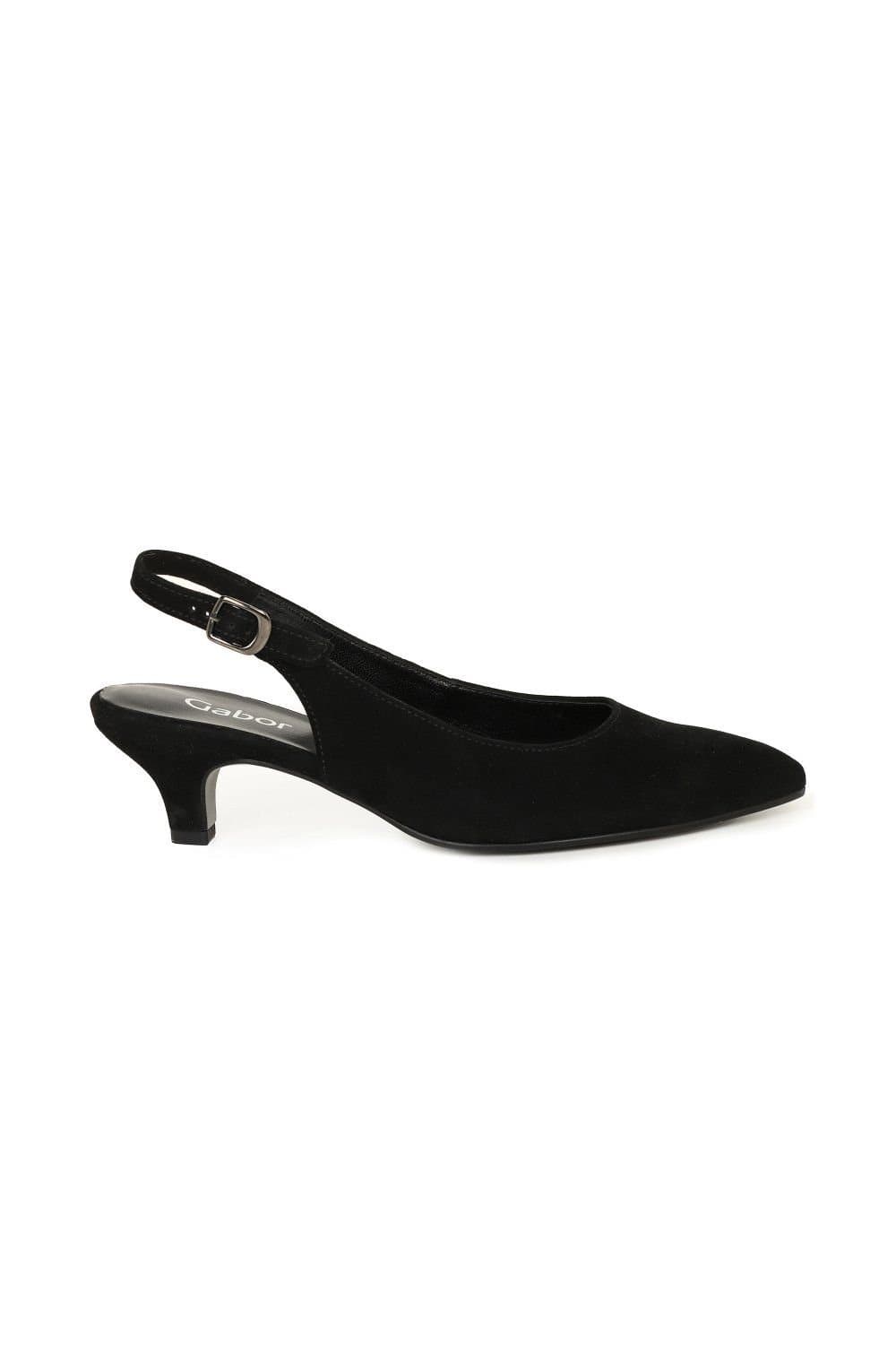 Gabor Gabor Women's 'Editor' Slingback Court Shoes in Black