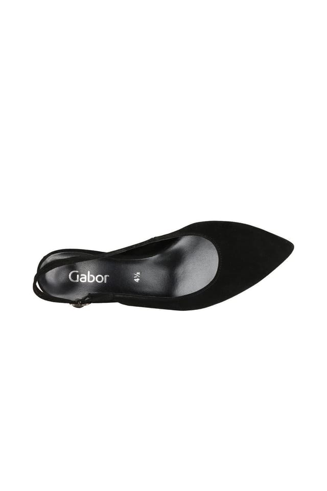 Gabor Gabor Women's 'Editor' Slingback Court Shoes in Black - 3