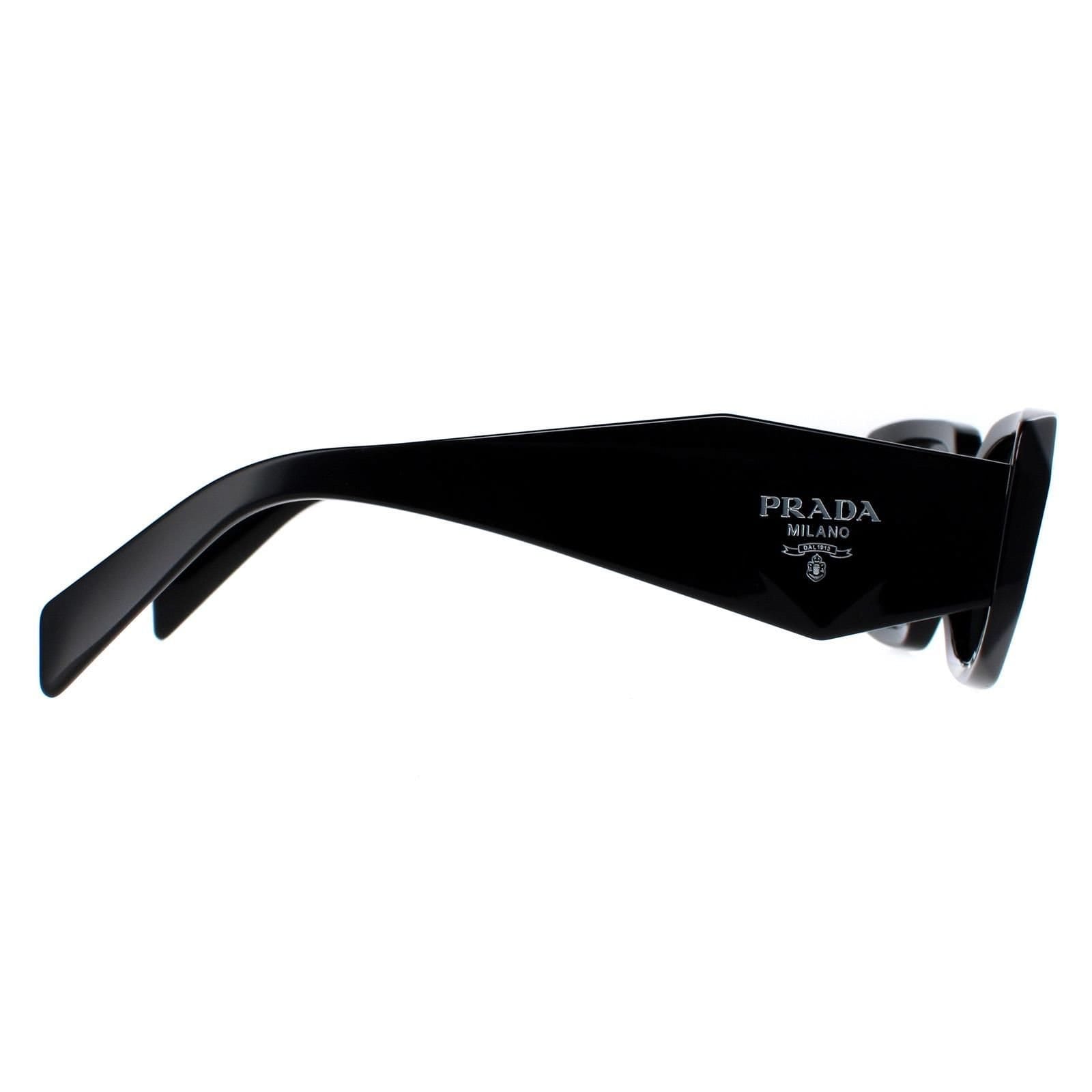 Prada Prada Women's Rectangle Black Dark Grey PR17WS - 4