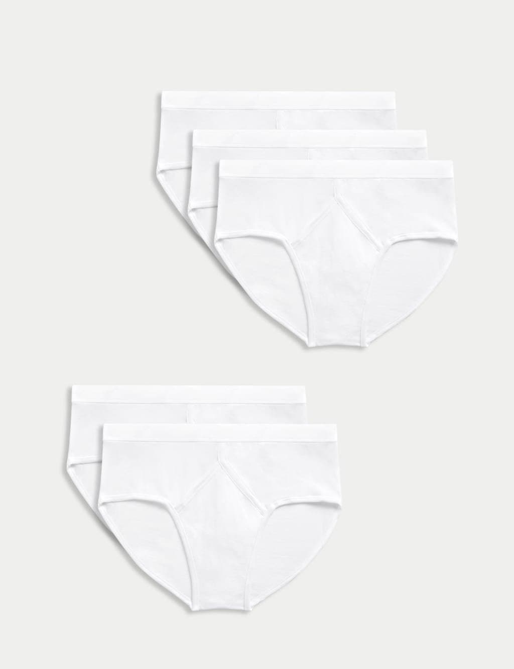 Marks & Spencer M&S 5 Pack Essential Cotton Briefs White