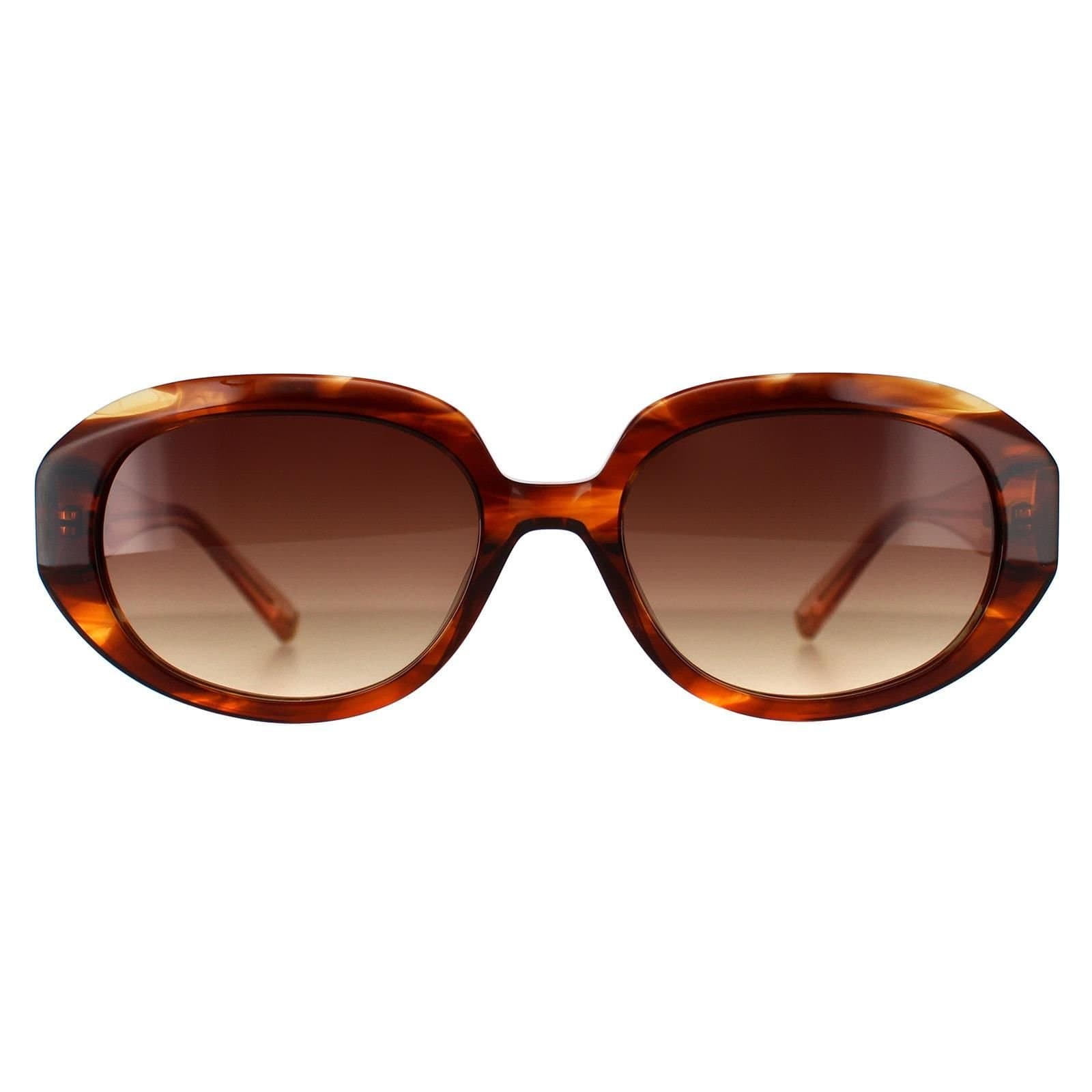 Ted Baker Ted Baker Women's Oval Brown Horn Brown Gradient TB1689 Penny