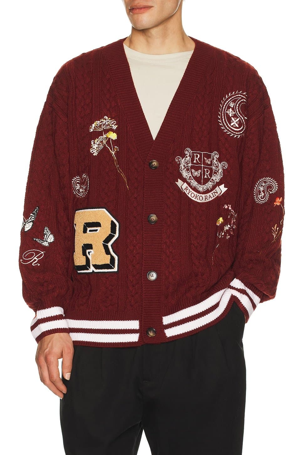 revolve Cable Knit Cardigan