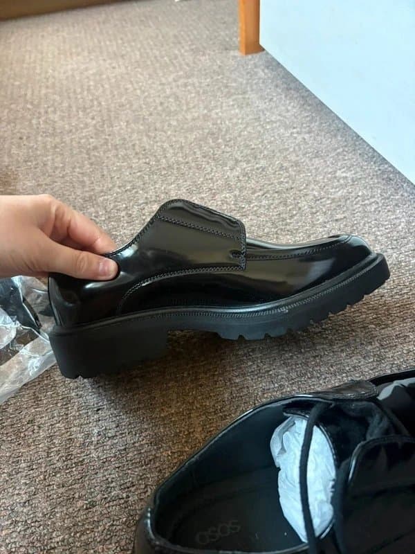 ASOS Smart patent lace up shoes ASOS size 6
