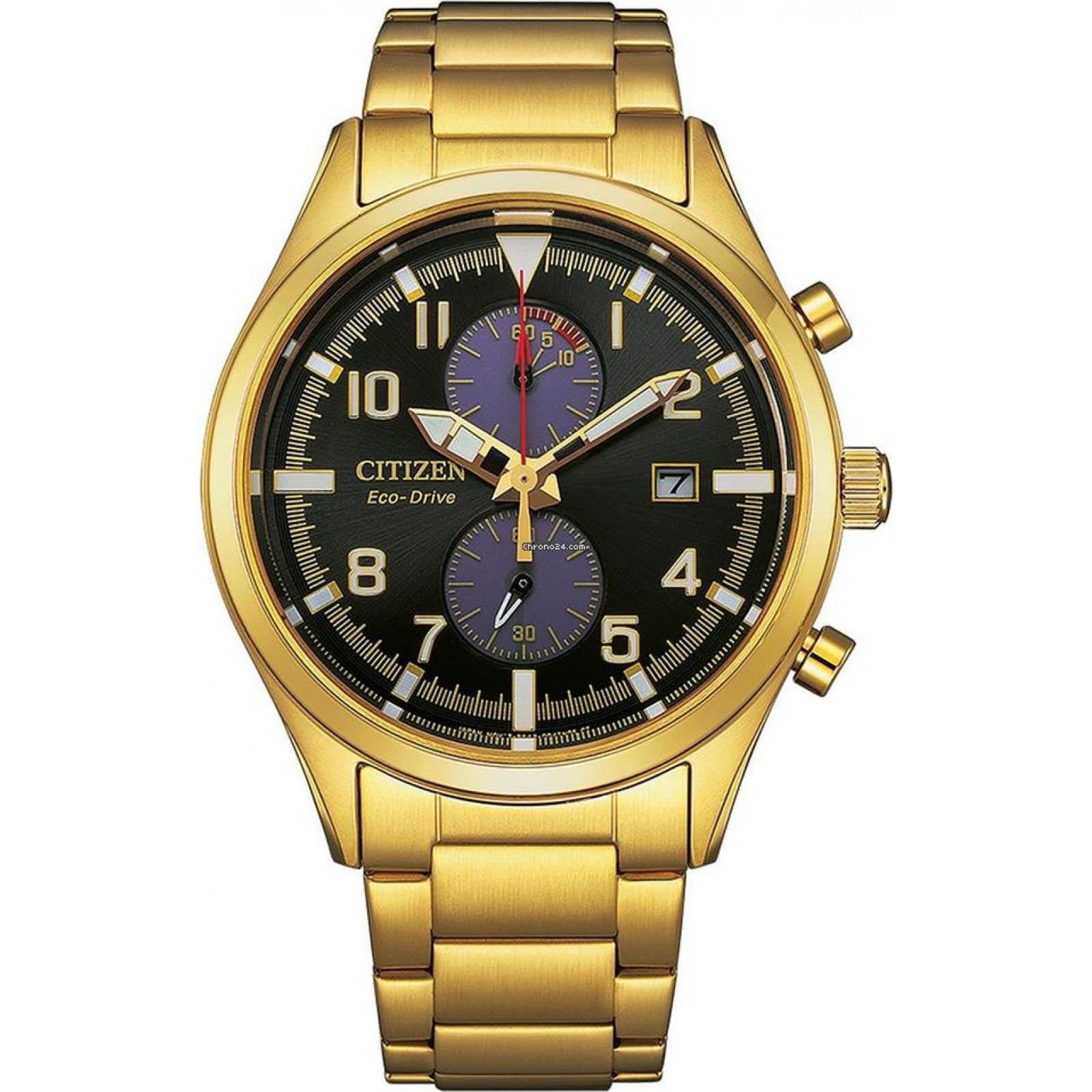 Citizen Citizen Men's CA7022-87E Sport 43mm Quartz Watch in Gold