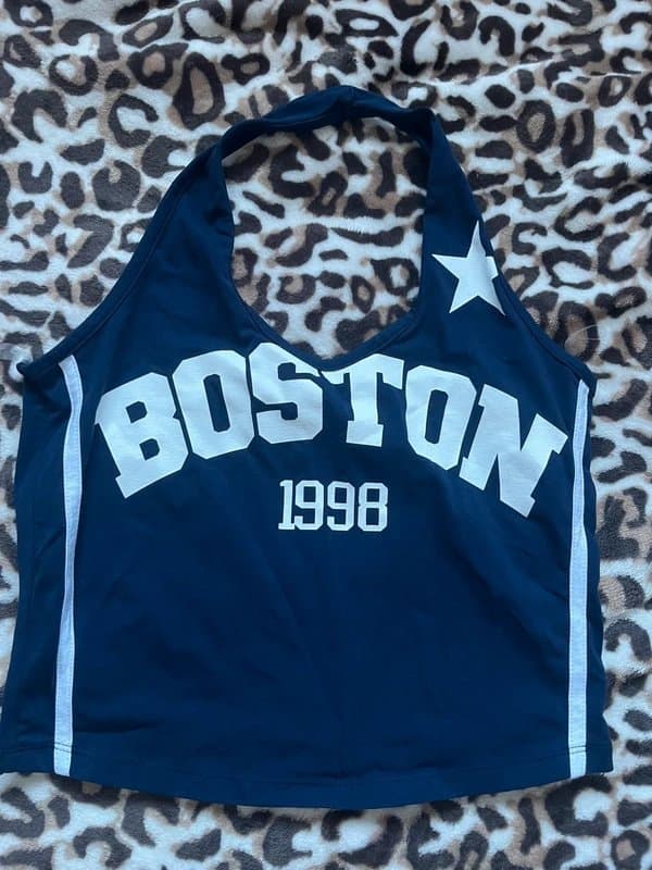 New Look New Look graphic halter top