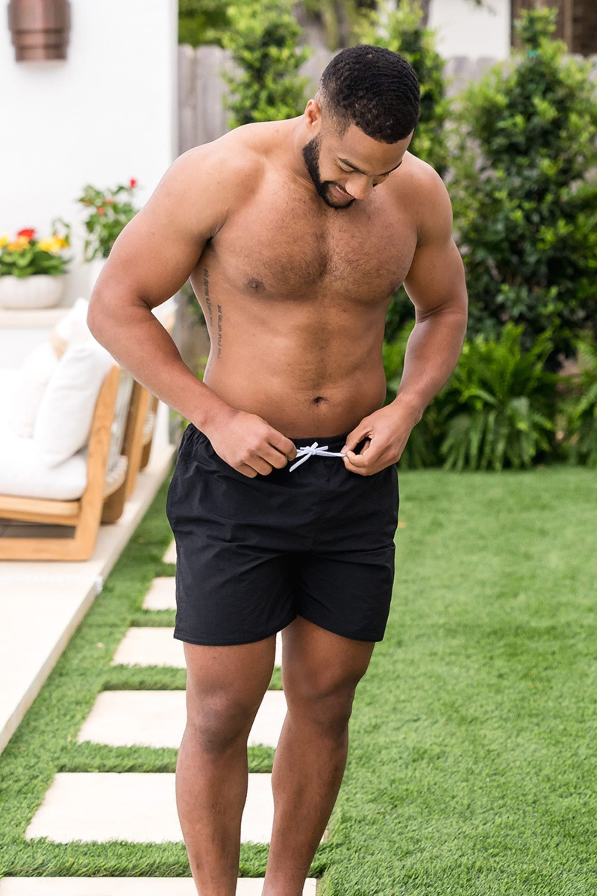 Splash About Splash About Men's Mens Swim Shorts in Black - 4
