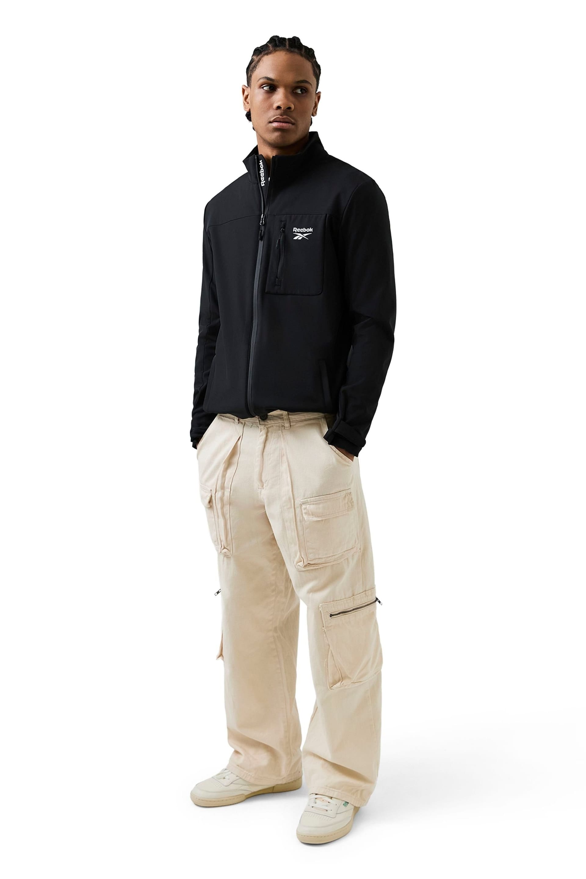 Reebok Reebok Men's Buckland Softshell in Black - 4