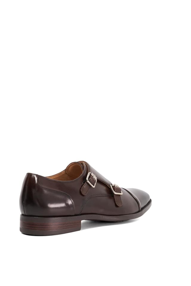 Dune London Dune London Men's 'Satchin 2' Leather Monk Straps in Brown - 3