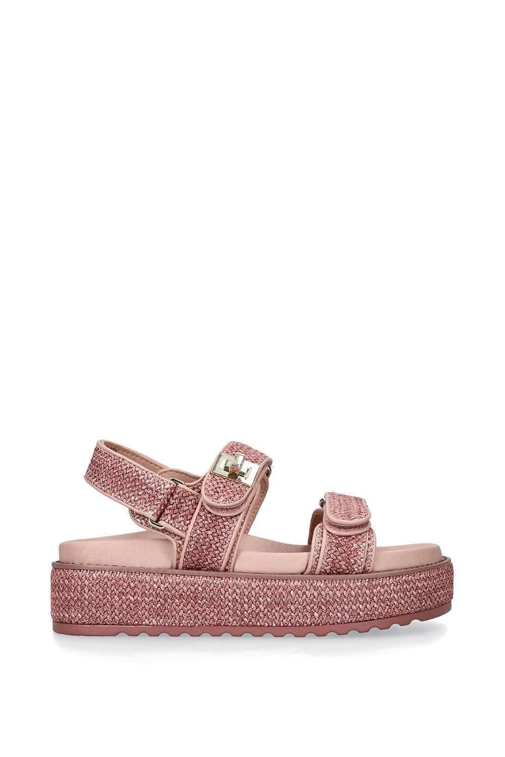 Steve Madden Steve Madden Pink Synthetic Sandals