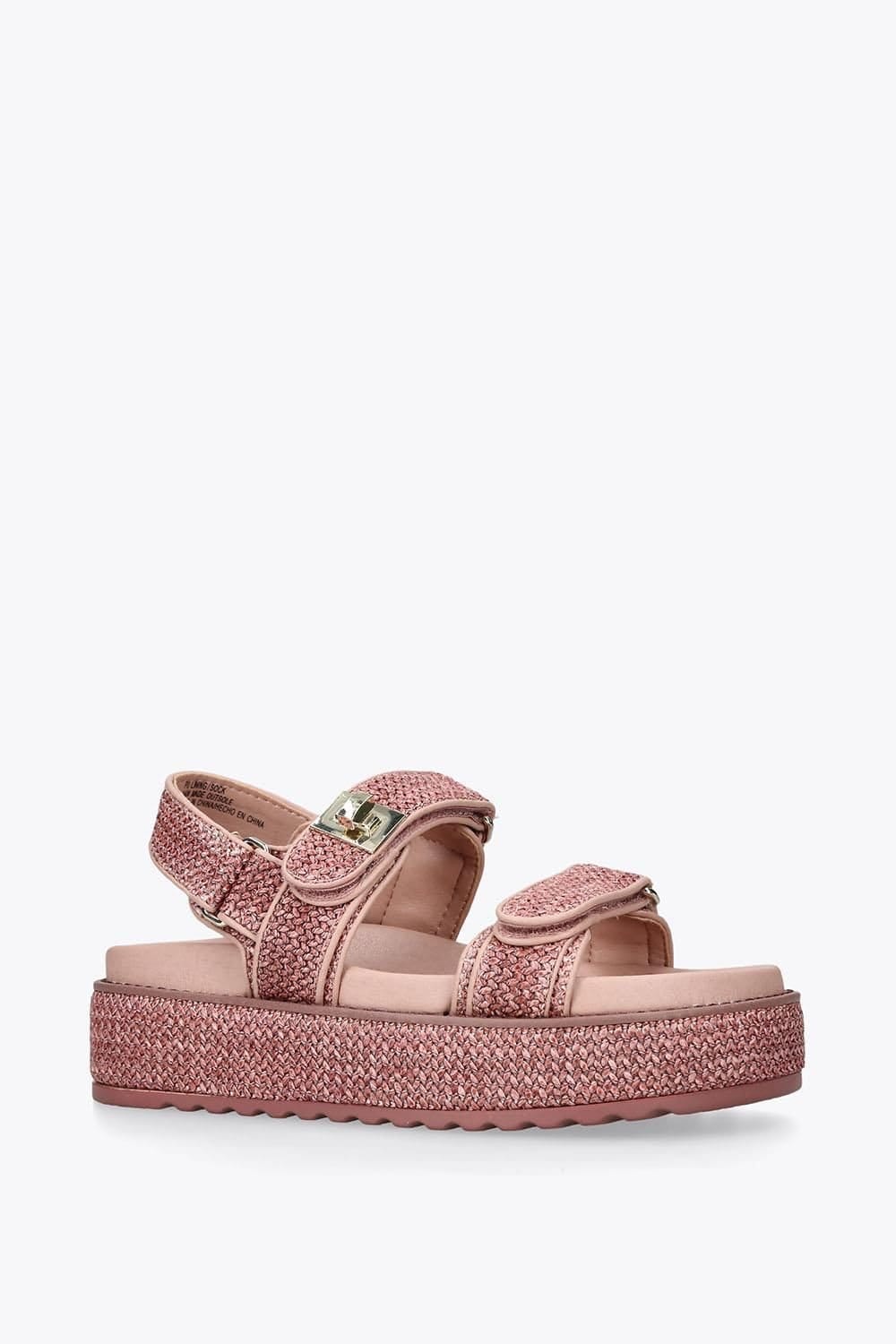Steve Madden STEVE MADDEN Women's 'Bigmona Pink' Sandals in Pink - 4