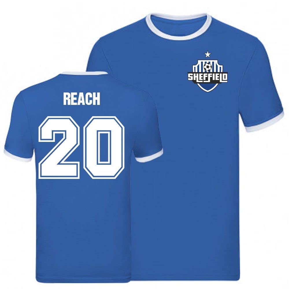 Sheffield Wednesday FC Sheffield Wednesday FC Men's Adam Reach Ringer Tee in Blue