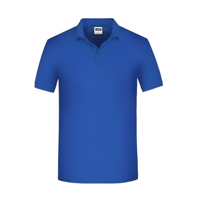 James and Nicholson James and Nicholson Men's Bio Workwear Polo Shirt in Blue - 1